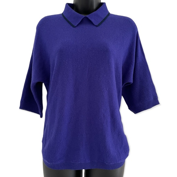 Ted Baker Sweaters - TED BAKER wool cashmere blend collared sweater